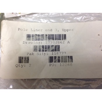 Nissin 17702862A Pole Liner end 3,Upper